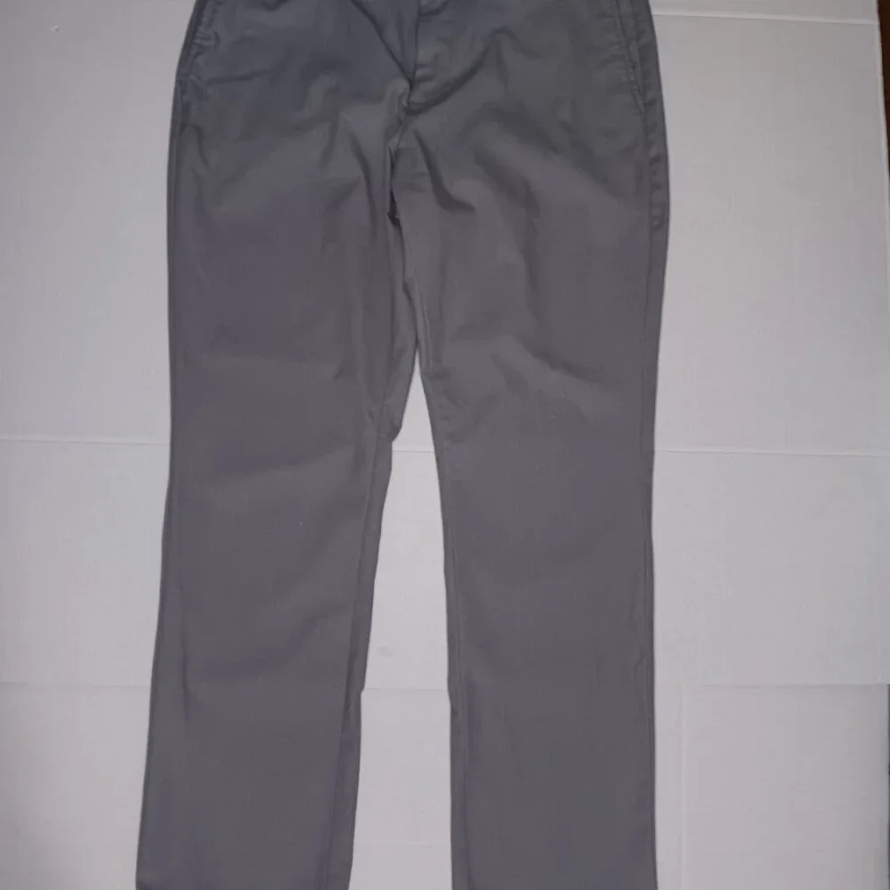 OLD NAVY FLEX ULTIMATE STRAIGHT LEG PANTS GRAY SIZE 36X32